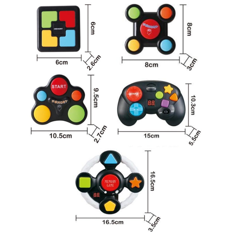 Children Educational Memory Training Game Machine, Style: Hands - Pocket Console by buy2fix | Online Shopping UK | buy2fix