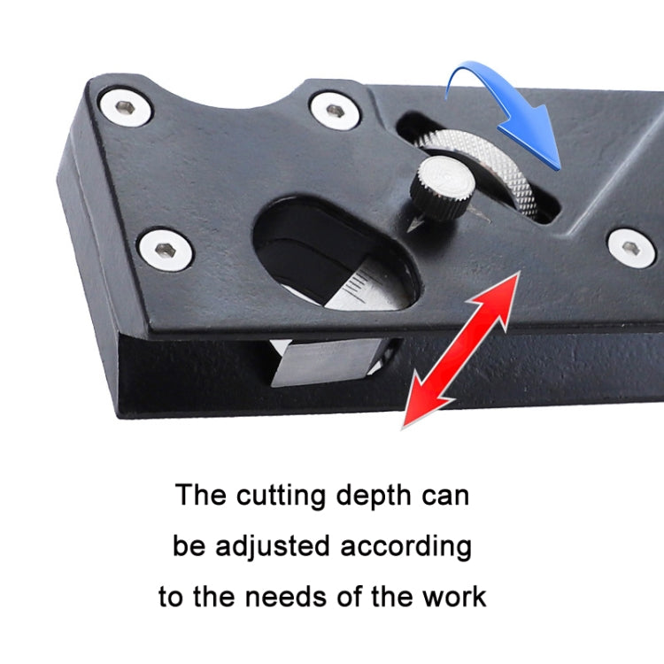 Adjustable Depth Woodworking Chamfering Planer, Specification: Double Sharp Head - Wood Planers by buy2fix | Online Shopping UK | buy2fix