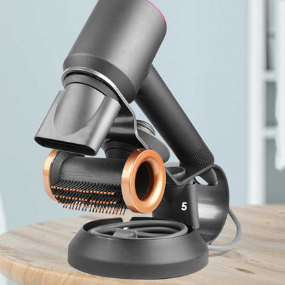 For Dyson Supersonic Hair Dryer Stand Holder With Cable Storage Function(Rose Red) - Hair Dryers & Accessories by buy2fix | Online Shopping UK | buy2fix