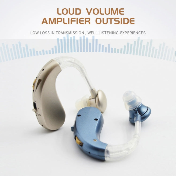 Hearing Aid Audiphones Sound Amplifier EU Plug(Blue) - Hearing Aids by buy2fix | Online Shopping UK | buy2fix