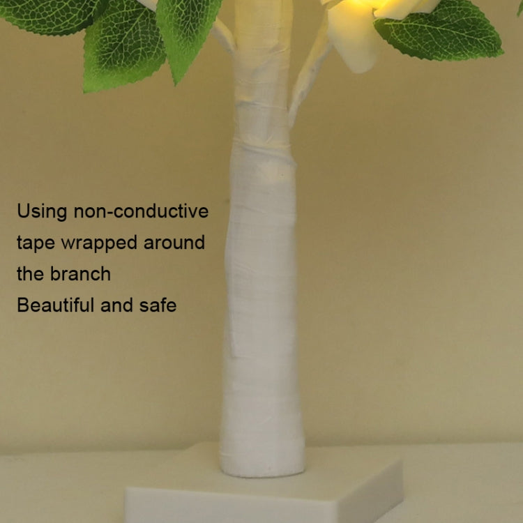 SJ-SD054 LED Valentine Day Rose Indoor Party Decoration Lights(White Bottom Yellow) - Holiday Lights by buy2fix | Online Shopping UK | buy2fix