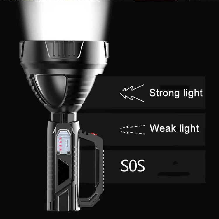 HK788 Strong Handheld Flashlight USB Rechargeable Outdoor Searchlight - LED Flashlight by buy2fix | Online Shopping UK | buy2fix