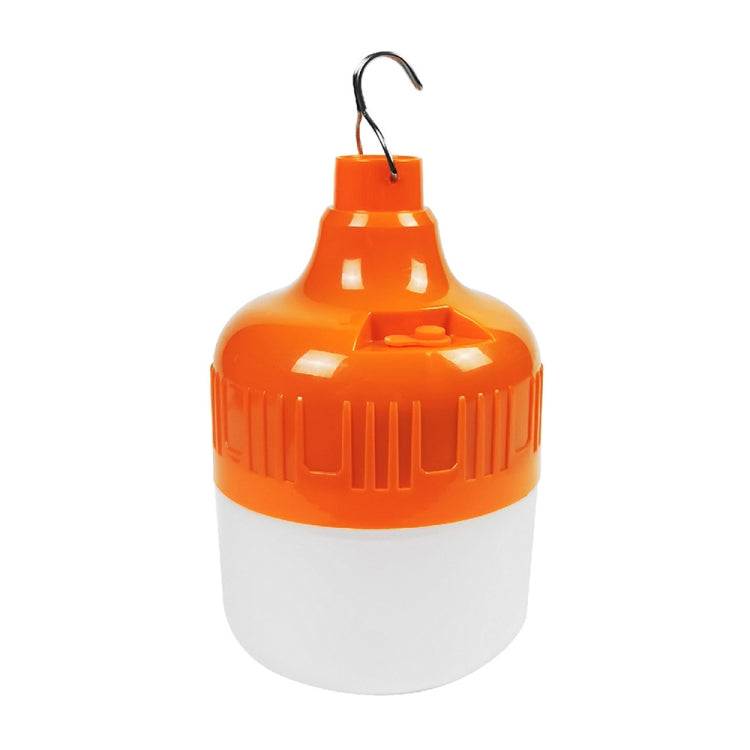 AB26 USB Charging LED Bulb Night Market Stall Lights Outdoor Camping Hanging Lamp, Power: 80W (Orange) - Camping Lighting by buy2fix | Online Shopping UK | buy2fix