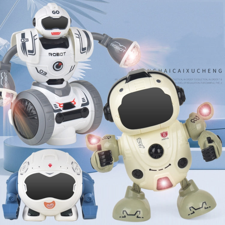 Intelligent Early Education Sound and Light Mechanical Robot Toys, Color: 16 Green - RC Robots by buy2fix | Online Shopping UK | buy2fix