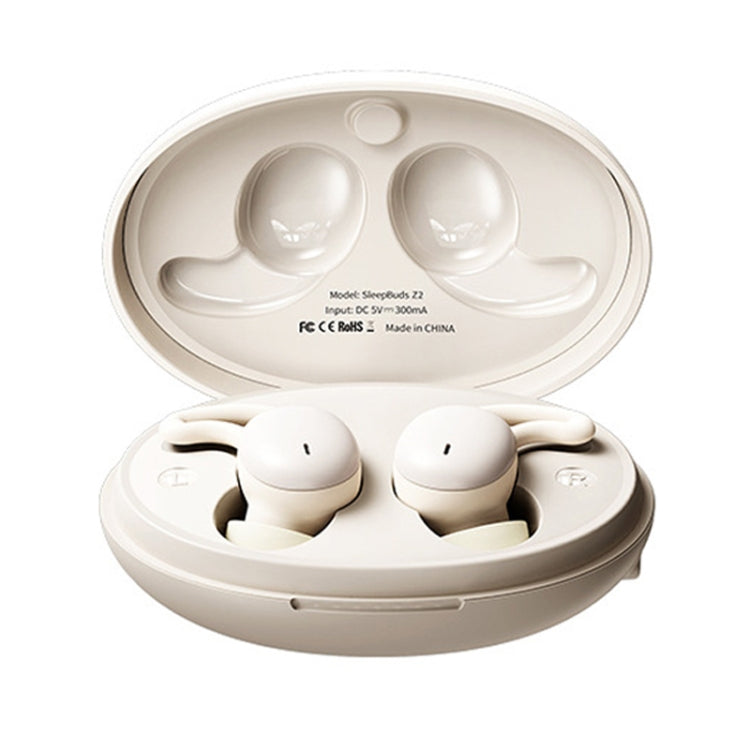 REMAX SleepBuds Z2 Sleep Wireless Music Headphones Half In-Ear Stereo TWS Bluetooth Earphone(Beige) - TWS Earphone by REMAX | Online Shopping UK | buy2fix