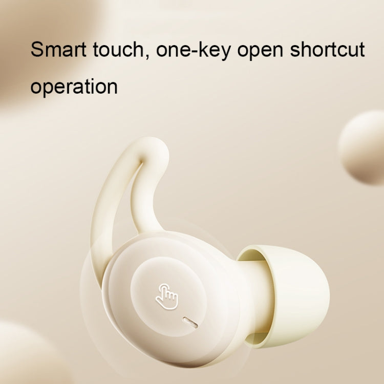 REMAX SleepBuds Z2 Sleep Wireless Music Headphones Half In-Ear Stereo TWS Bluetooth Earphone(Beige) - TWS Earphone by REMAX | Online Shopping UK | buy2fix