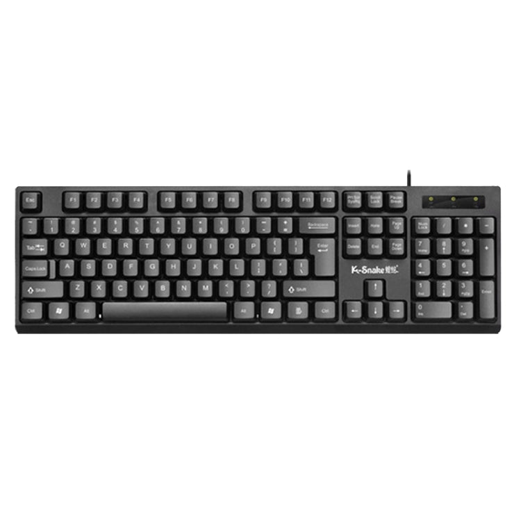 K-Snake KM007 Wired Keyboard And Mouse Set Desktop Computer Keyboard, Style: Without Mouse - Wired Keyboard by K-Snake | Online Shopping UK | buy2fix