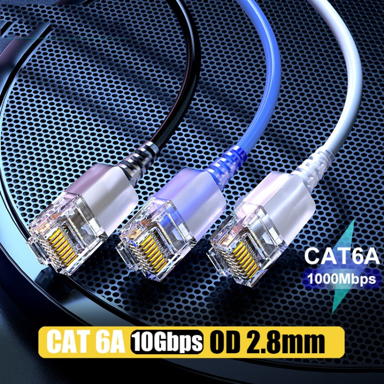 SAMZHE Cat6A Ethernet Cable UTP Network Patch Cable 2m(White) - Lan Cable and Tools by SAMZHE | Online Shopping UK | buy2fix