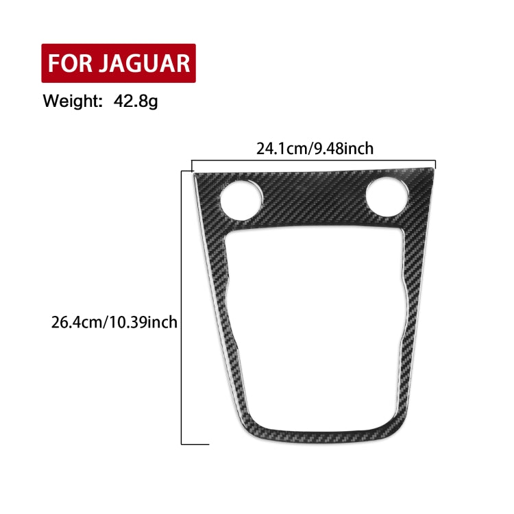 For Jaguar F-TYPE 2013+ Left And Right Drive Universal Gear Frame Sticker(Red) - Car Interior Mouldings by buy2fix | Online Shopping UK | buy2fix