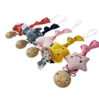 Animal Head Pacifier Chain Newborn Pacifier Clip, Style: Elephant - Cups & Silicone Nipple by buy2fix | Online Shopping UK | buy2fix