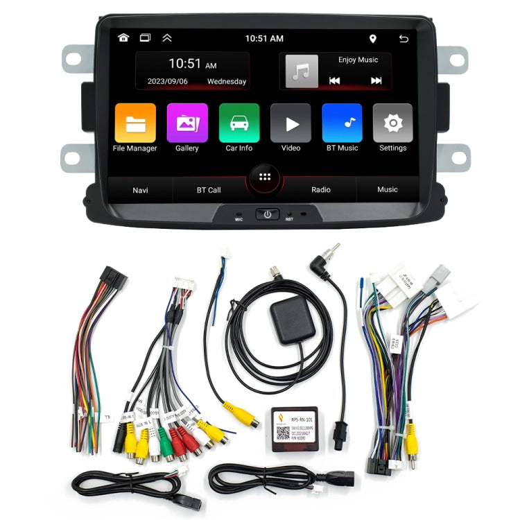 For Renault Dacia Car Android Navigation Bluetooth FM Radio, Memory: 1+32G - Car MP3 & MP4 & MP5 by buy2fix | Online Shopping UK | buy2fix