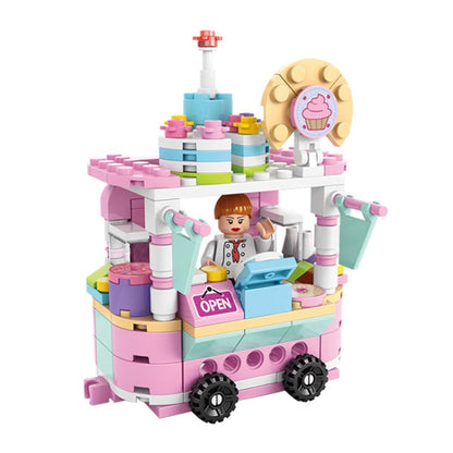 LELE BROTHER Children Assembling Mini City Street Scene Building Blocks, Style: 8613-8 Dessert Car - Building Blocks by LELE BROTHER | Online Shopping UK | buy2fix