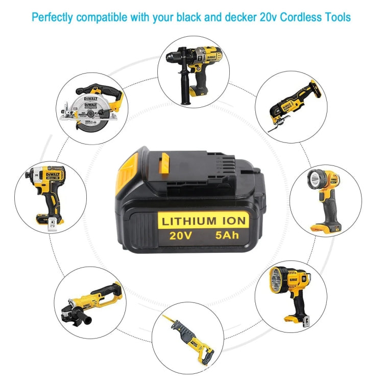 3000mAh For Dewalt DCB180 / DCB181 / DCB200 20V Electrical Tools Spare Battery - Electric Saws & Accessories by buy2fix | Online Shopping UK | buy2fix