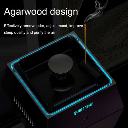 Intelligent Multifunctional Ambient Light Household Negative Ion Air Purifier Electronic Ashtray(Black) - Cigarette Box & Ashtrays by buy2fix | Online Shopping UK | buy2fix