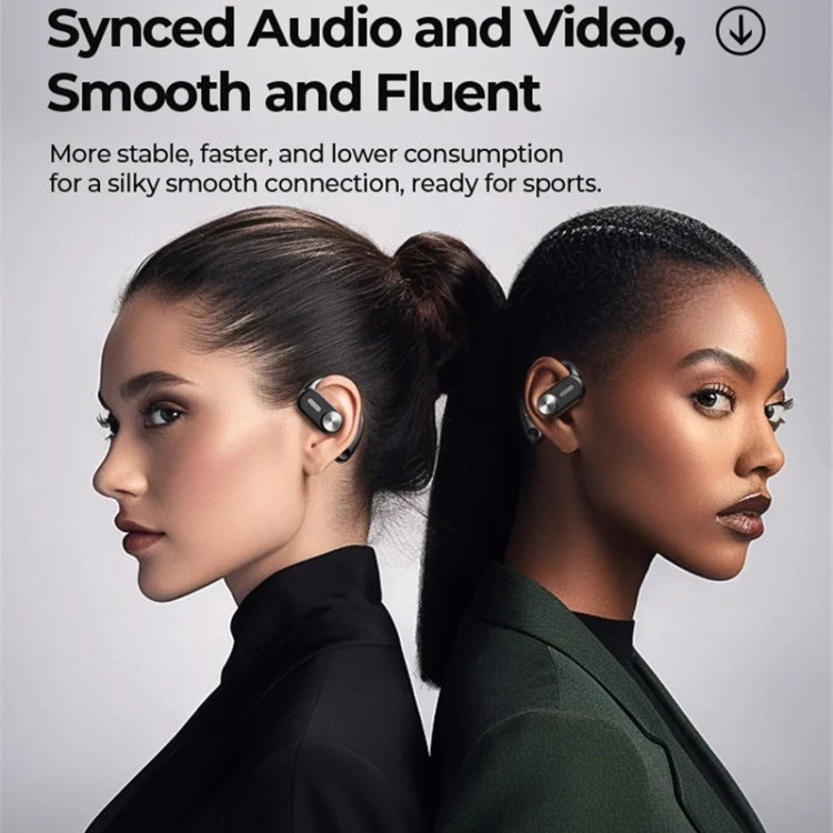REMAX OpenBuds P3 Metal Open-Ear OWS Wireless Bluetooth Earphone(White) - Bluetooth Earphone by REMAX | Online Shopping UK | buy2fix