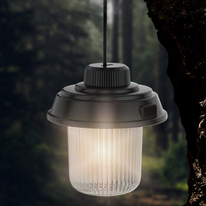 Outdoor LED Camping Light Canopy Hanging Lamp Portable Camping Tent Lights, Style: Battery Model Black - Camping Lighting by buy2fix | Online Shopping UK | buy2fix