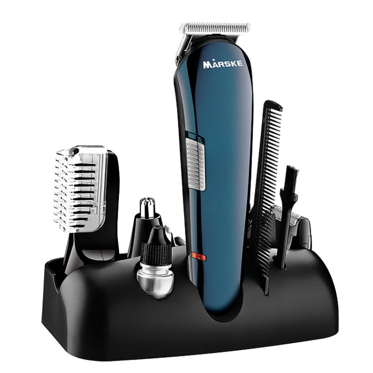 MARSKE MS-5006 5 In 1 Electric Hair Clipper Razor Nose Hair and Eyebrow Trimmer EU Plug - Hair Trimmer by MARSKE | Online Shopping UK | buy2fix