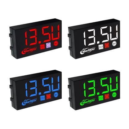 Compact LED Digital Display Time Voltmeter, Specification: 2 in 1 Water Temperature Green - Electrical Instruments by buy2fix | Online Shopping UK | buy2fix