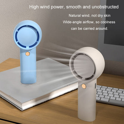 Mini Turbo Handheld Electrical Fan Portable USB Rechargeable Small Fan(Pink) - Electric Fans by buy2fix | Online Shopping UK | buy2fix