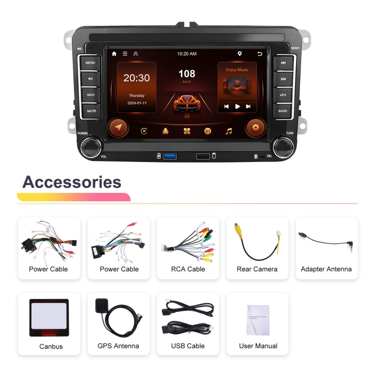 For Volkswagen/Skoda 2+64G Player Large Screen Carplay Android Navigation Reversing Camera Integrated Machine(Standard) - Car MP3 & MP4 & MP5 by buy2fix | Online Shopping UK | buy2fix