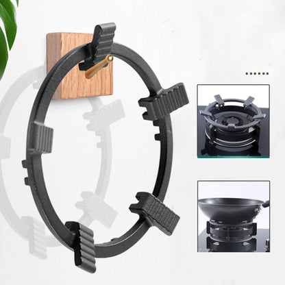 Gas Stove Anti-Slip Rack Cast Iron Anti-Slip Wok Support Ring(Black) - Kitchen Machine Accessories & Parts by buy2fix | Online Shopping UK | buy2fix