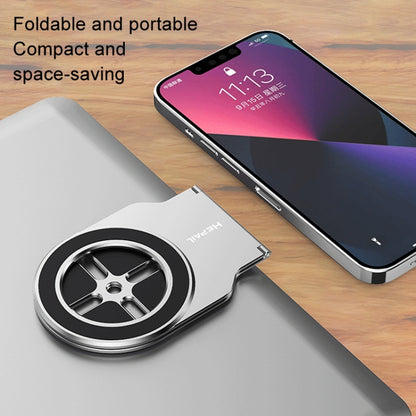 HEPAIL MS02 MagSafe Same Screen Phone Holder Aluminum Alloy Expanding Same Screen Side Shrinking Magnetic Holder(Silver) - Desktop Holder by HEPAIL | Online Shopping UK | buy2fix