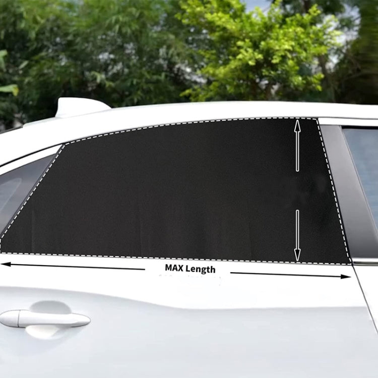 Car Sun Protection Anti-mosquito Window Zipper Sunshade(Rear Window (Left+Right)) - Window Foils & Solar Protection by buy2fix | Online Shopping UK | buy2fix