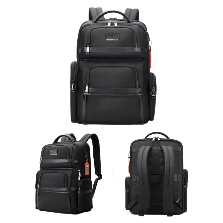 Bopai 61-121601 Large Capacity Waterproof Business Laptop Backpack With USB+Type-C Port(Black) - Backpack by Bopai | Online Shopping UK | buy2fix
