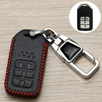For Honda Car Key Cover Multifunctional Keychain Anti-lost Number Plate, Style: D - Car Key Cases by buy2fix | Online Shopping UK | buy2fix