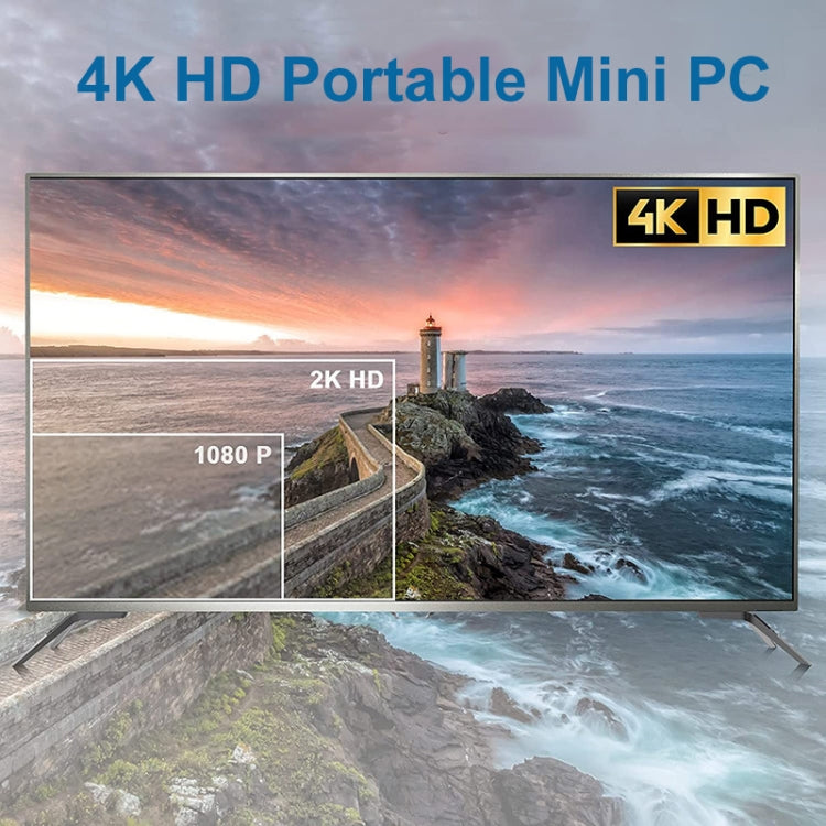 GK3Plus N100 8G+128G UK Plug 12th Intel Alderlake Dual HDMI+VGA Triple Display 4K HD Pocket Mini PC - Windows Mini PCs by buy2fix | Online Shopping UK | buy2fix