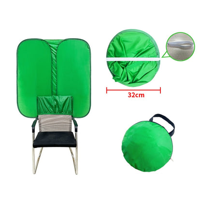 Live E-sports Double-sided Background Cutout Green Screen For Chair(0.42kg) - Solid Color by buy2fix | Online Shopping UK | buy2fix