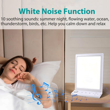SAD White Noise Phototherapy Lamp Smart Emotional Night Light Music Decompression Therapy Light With Type-C Line+EU Plug - Others by buy2fix | Online Shopping UK | buy2fix
