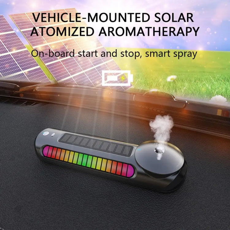 Solar Car Smart Spray Aromatherapy Machine Parking Sign(Black) - Air Freshener by buy2fix | Online Shopping UK | buy2fix