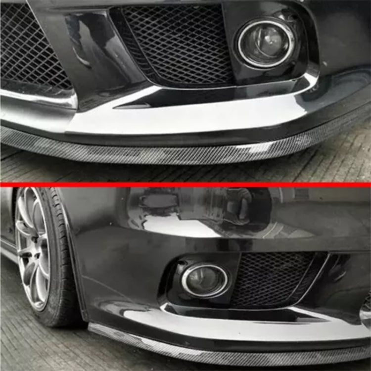 SAMURAI 2.5m Carbon Fiber Car Front Lip Anti-Collision Bumper Modification Strip Supplies, Color: Black - Anti Collision Sticker by SAMURAI | Online Shopping UK | buy2fix