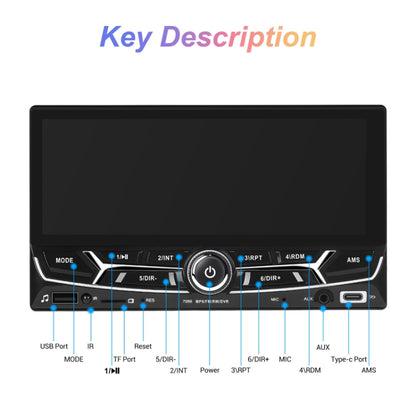 6.86inch Dual Butt Button Knob Player MP5 With Backup Camera Function / Bluetooth / CarPlay(Standard) - Car MP3 & MP4 & MP5 by buy2fix | Online Shopping UK | buy2fix