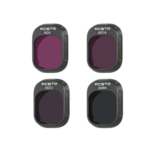 For DJI Mini 4 Pro RCSTQ Filter HD Protective Mirror Drone Accessories, Style: ND8+ND16+ND32+ND64 - Mavic Lens Filter by RCSTQ | Online Shopping UK | buy2fix