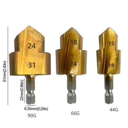 Hexagonal Shank PPR Step Drill Bits Leak Repairing And Connecting Tools, Model: #25 - Drill & Drill Bits by buy2fix | Online Shopping UK | buy2fix