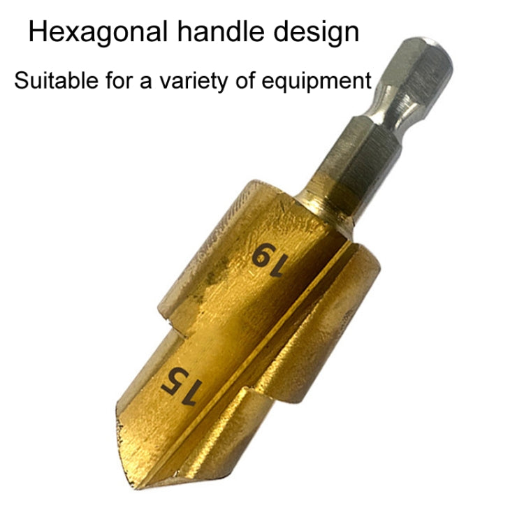 Hexagonal Shank PPR Step Drill Bits Leak Repairing And Connecting Tools, Model: #25 - Drill & Drill Bits by buy2fix | Online Shopping UK | buy2fix