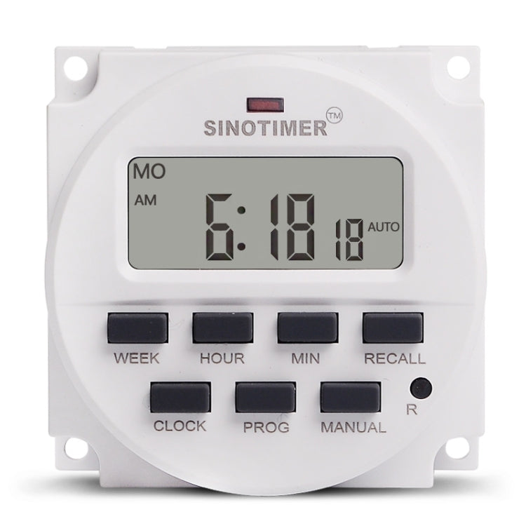 SINOTIMER Programmable Timer Switch Time Controller, Model: TM618H-1 110V - Digital Countdown by SINOTIMER | Online Shopping UK | buy2fix