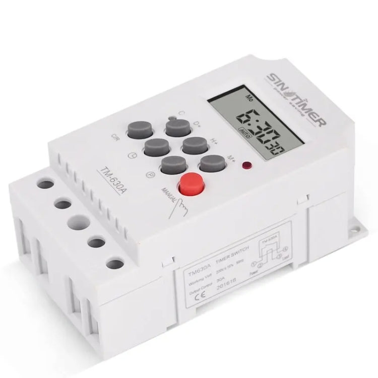 SINOTIMER  TM630A-4  12V DC Timer Switch Din Rail Digital Weekly Programmable Time Relay - Switch by SINOTIMER | Online Shopping UK | buy2fix