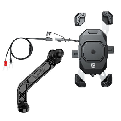 Kewig Motorcycle Navigation Phone Holder Outdoor Riding Charging Bracket, Model: M11-G2-A2 - Holder by Kewig | Online Shopping UK | buy2fix