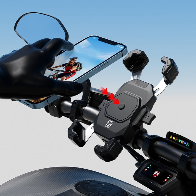 Kewig Motorcycle Navigation Phone Holder Outdoor Riding Charging Bracket, Model: M11-G2-A3 - Holder by Kewig | Online Shopping UK | buy2fix