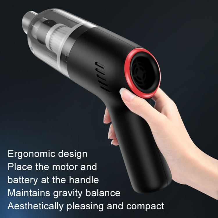 Wireless Charging Car Vacuum Cleaner Mini Handheld High Power Wet and Dry Vacuum Cleaner, Color: Blue - Vacuum Cleaner by buy2fix | Online Shopping UK | buy2fix