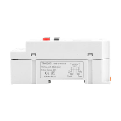 SINOTIMER TM630S-4 12V 30A Timer Switch 1 Second Interval Weekly Programmable Time Relay - Switch by SINOTIMER | Online Shopping UK | buy2fix