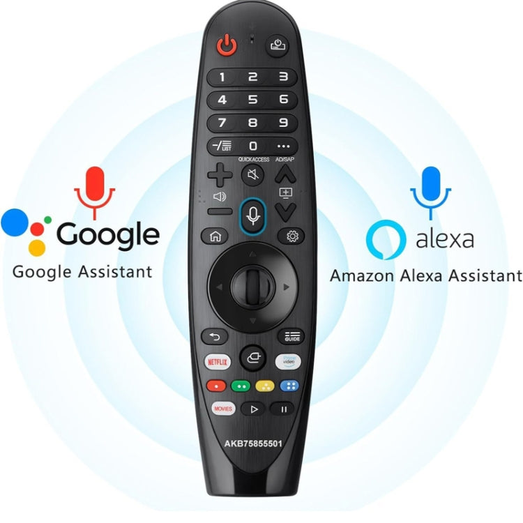 For LG TV Bluetooth Handheld Infrared Voice Multi-Function Remote Control(AKB75855501) - TV by buy2fix | Online Shopping UK | buy2fix