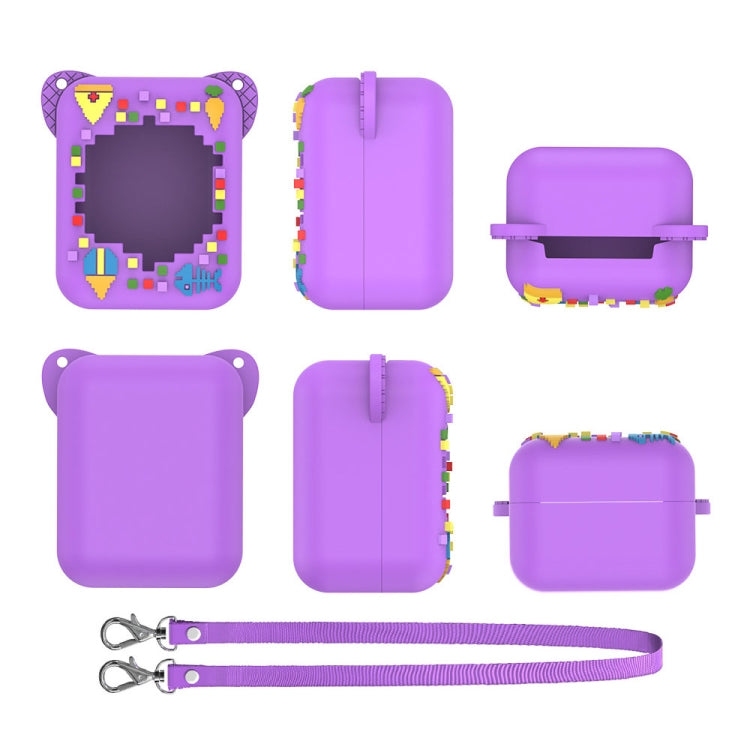 For Bitzee Electronic Pet Machine Silicone Protective Case(Light Purple) - Accessories by buy2fix | Online Shopping UK | buy2fix