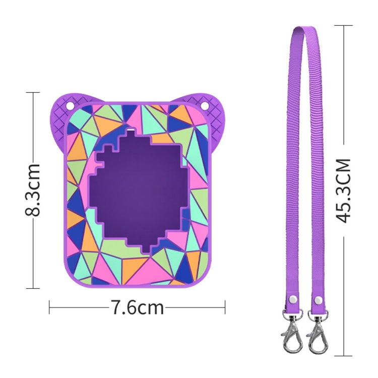 For Bitzee Magicals Digital Electronic Pet Gaming Machine Silicone Protective Cover(Light Purple) - Accessories by buy2fix | Online Shopping UK | buy2fix