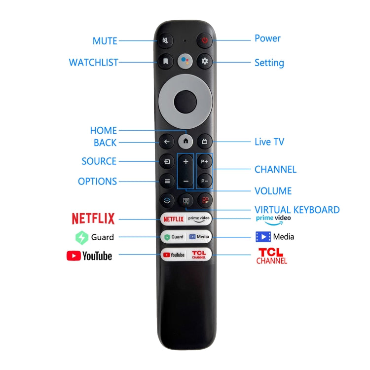 For TCL FMR1 Infrared Smart TV Remote Control - TV by buy2fix | Online Shopping UK | buy2fix