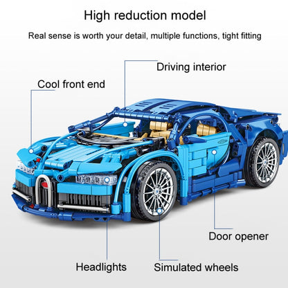 SEMBO 8600 1:14 Sports Racing Car Model Building Blocks Puzzle Assembly Children Toy - Building Blocks by SEMBO | Online Shopping UK | buy2fix