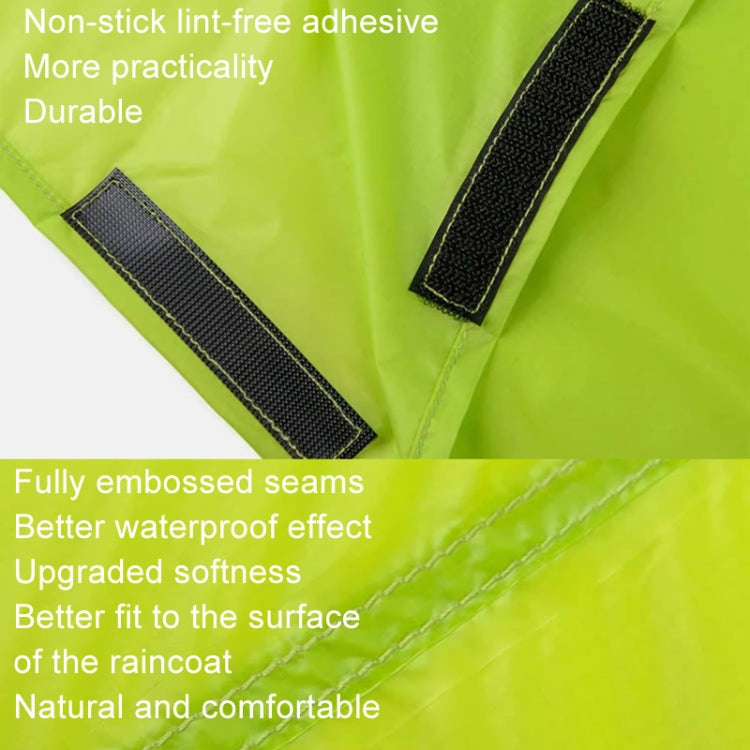 Naturehike 210T Plaid Outdoor Rain Poncho 3 In 1 Canopy Riding Travel Portable Backpacking Raincoat(Green) - Raincoats by Naturehike | Online Shopping UK | buy2fix